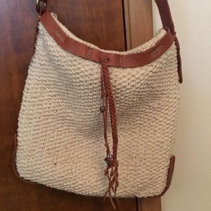 Lucky Brand crochet spring/summer purse.